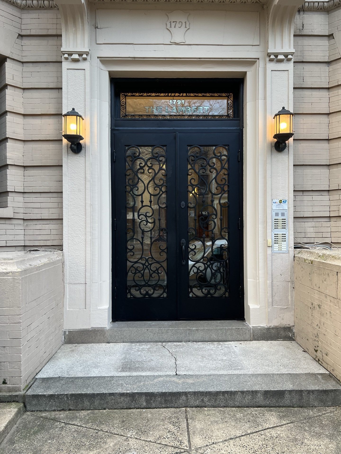 Restored historic doorway, Washington DC