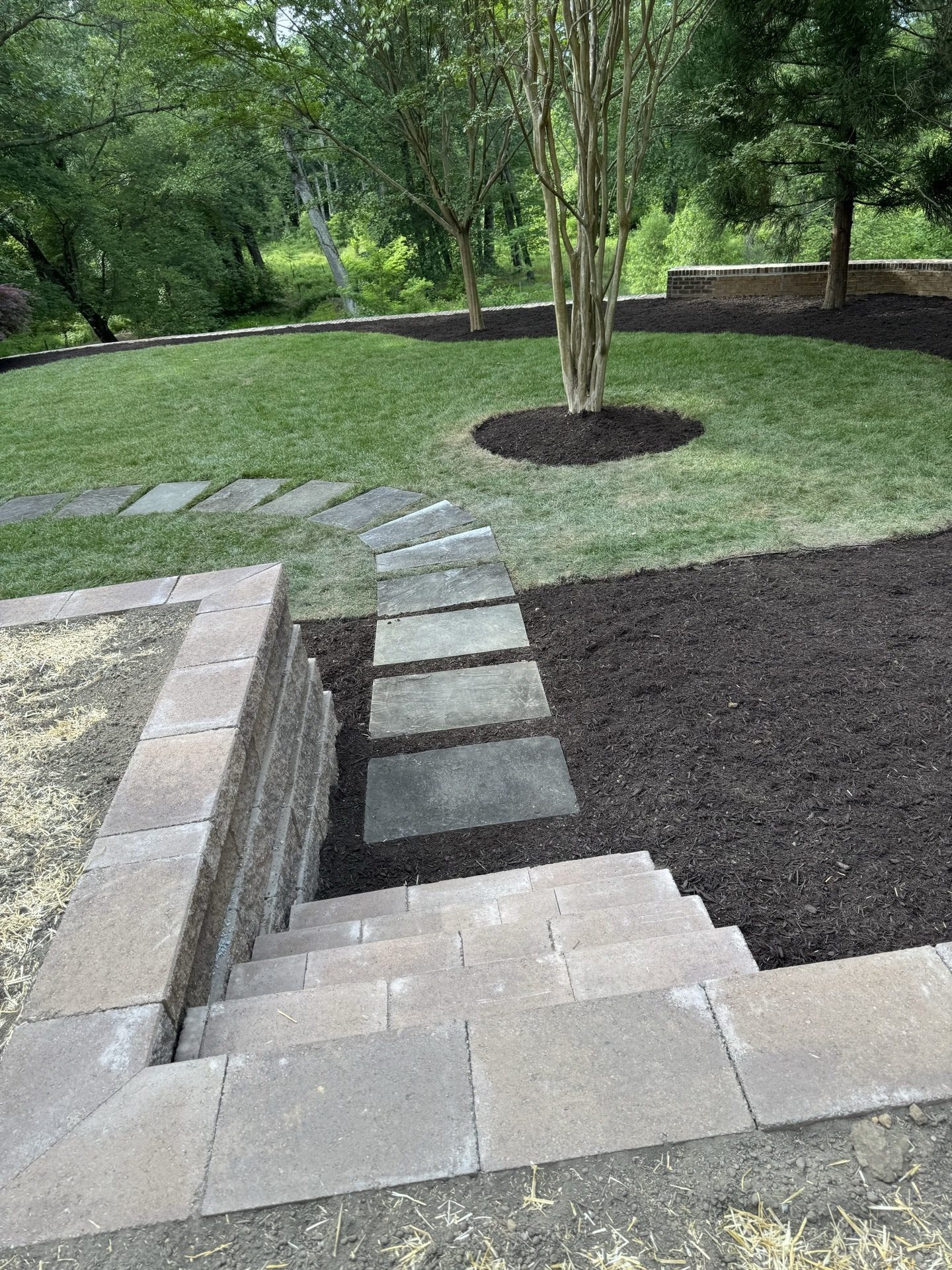 Restoration backyard